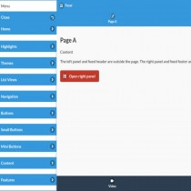 Terrain - jQuery Mobile Flat UI HTML Template Screenshot 5