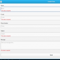 Terrain - jQuery Mobile Flat UI HTML Template Screenshot 6