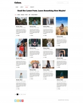 Cahan - Fashion Blog HTML Template Screenshot 3