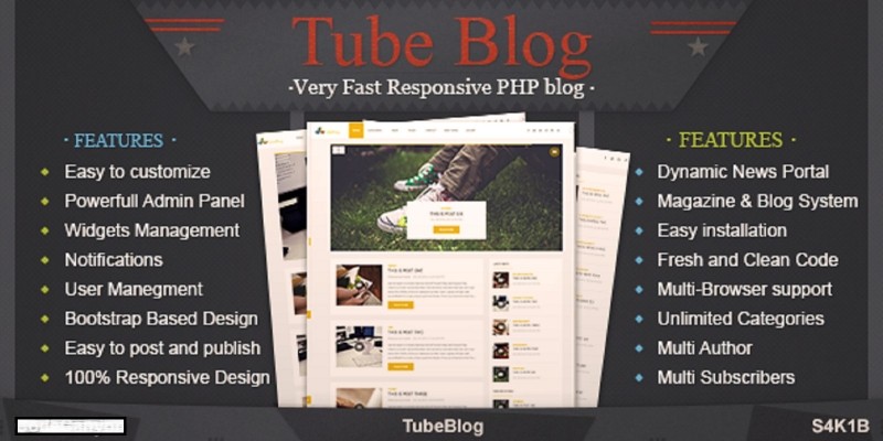 TubeBlog - PHP Blog Script