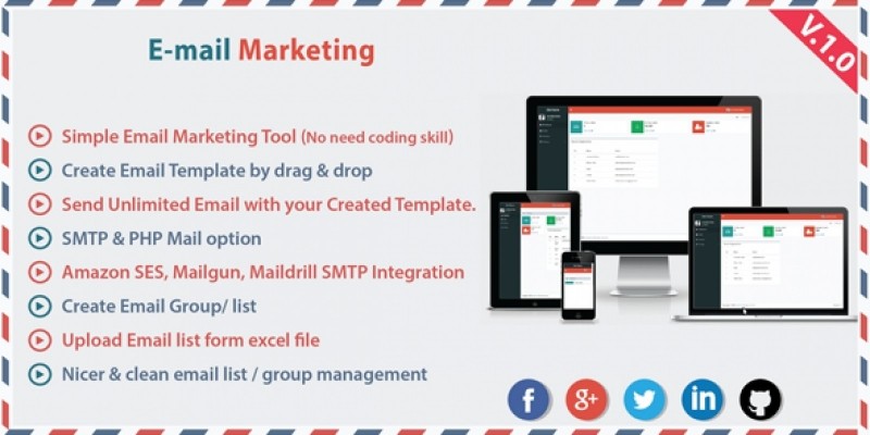 Email Marketing - Mailing List PHP Script