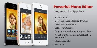 Powerful Photo Editor - iOS App Source Code