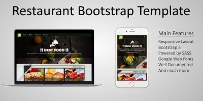 Restaurant Bootstrap HTML Template