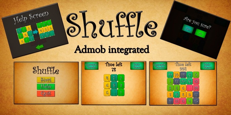 Shuffle - Unity Game Source Code