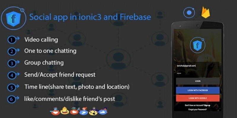 Facebook Clone In Ionic And Firebase