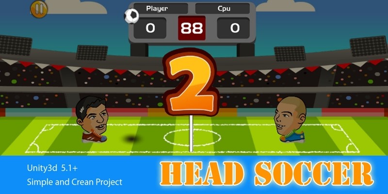 Head Soccer Game Template - Games With Source