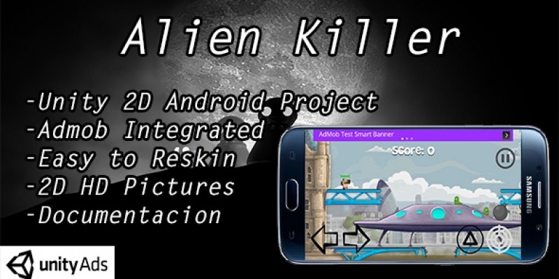 Alien Killer - Unity Game Source Code