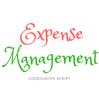 Expense Management system PHP Script