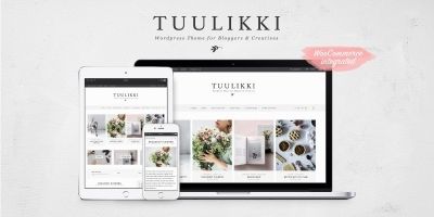 Tuulikki - Blog And Shop WordPress Theme