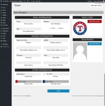 Sports Bench - WordPress Sports Stats Plugin Screenshot 22
