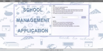 School Management Application PHP Script Screenshot 2