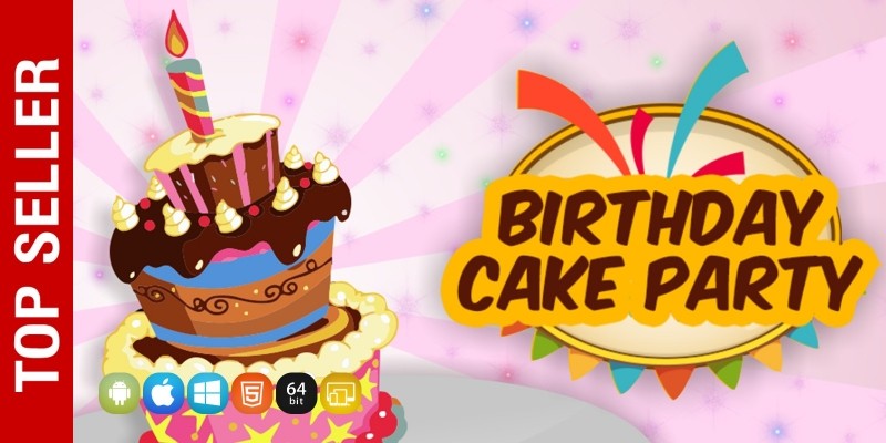 Birthday Cake Party - Unity Game Source Code