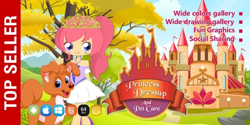 Princess Dress Up - Unity Source Code