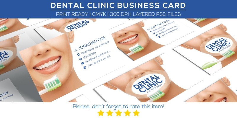 Dental Clinic Business Card