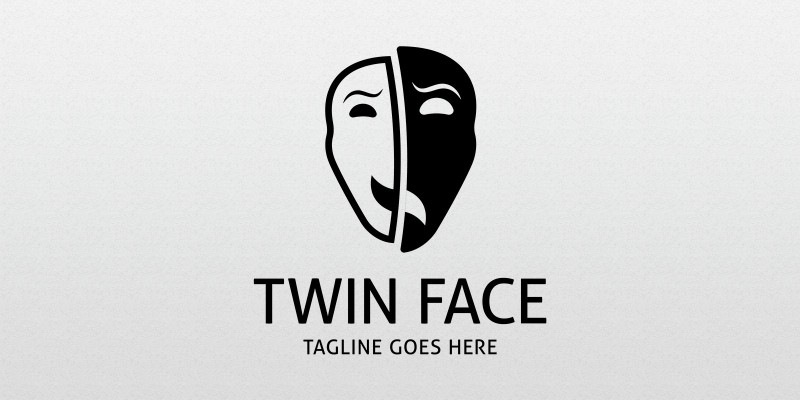 Twin Face - Logo Template