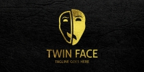 Twin Face - Logo Template Screenshot 2