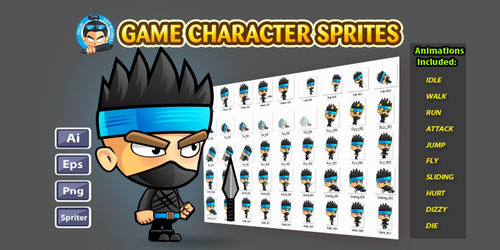 Ninja Game Character