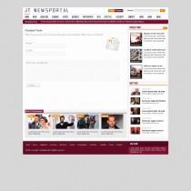 JT News Portal PSD Pack Screenshot 16