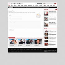 JT News Portal PSD Pack Screenshot 22