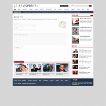 JT News Portal PSD Pack Screenshot 28