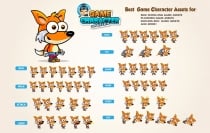 Fox 2D Game Character Sprites Screenshot 1