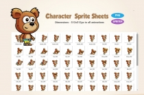 Bear 2D Game Characte Sprites Screenshot 2