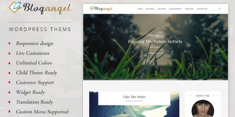BlogAngel - Flawless Blogging Theme