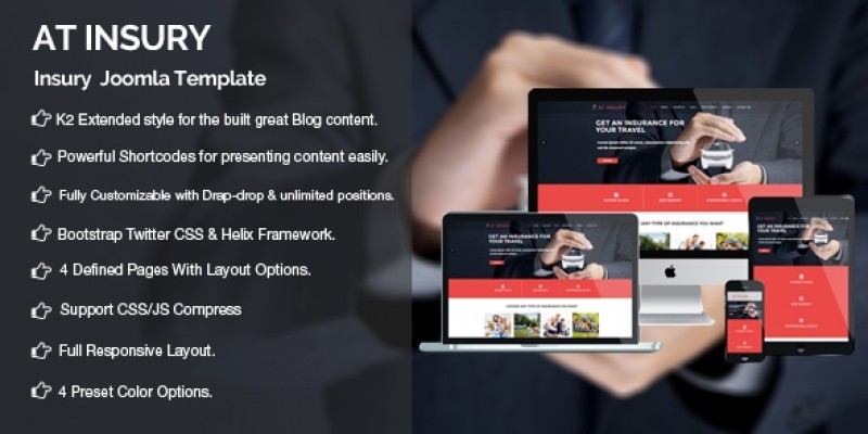 AT Insury – Responsive Insurance Joomla Template