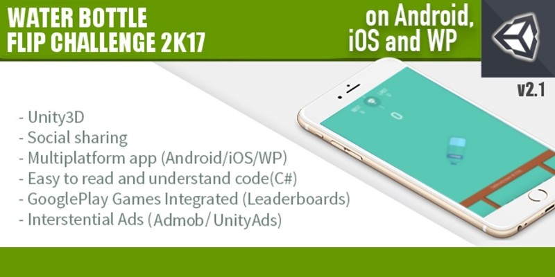 Water Bottle Flip Challenge Unity Source Code