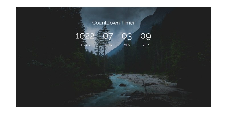 Javascript Countdown Timer