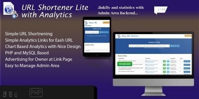 Easy URL Shortener With Analytics - PHP MySQL