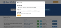 Easy URL Shortener With Analytics - PHP MySQL Screenshot 2