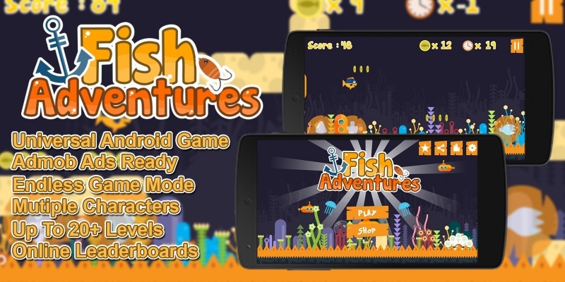 Fish Adventures - Android Game Template