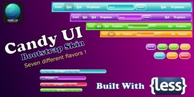 Candy UI Bootstrap Skin