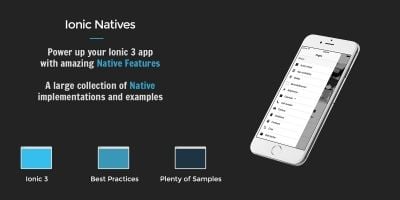 Ionic 3 Natives Professional Edition