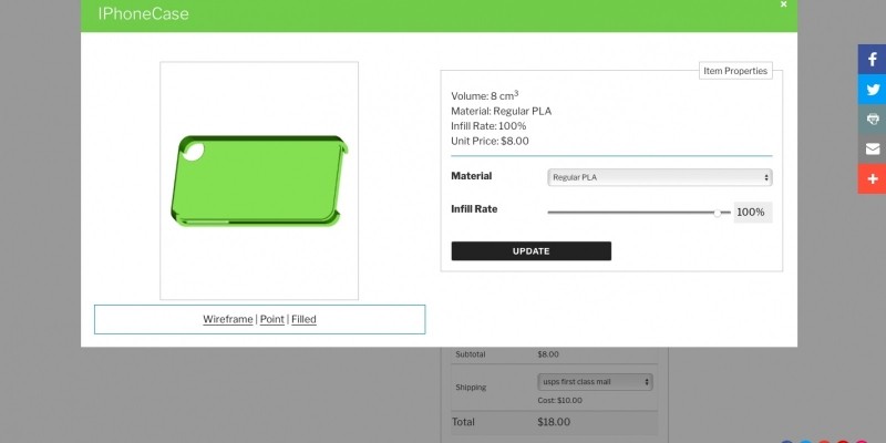 3D Printing Quote Calculator WordPress Plugin