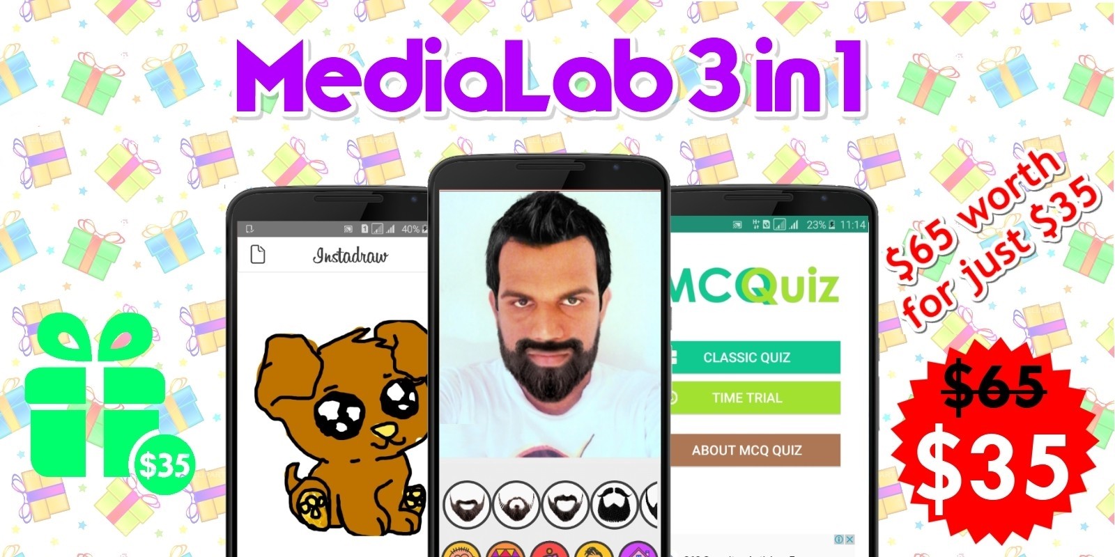MediaLab 3 In 1 Android Source Codes Bundle by MediaLab Codester