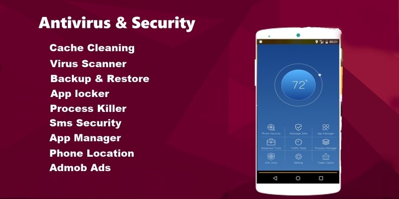 Android Antivirus And Security App Source Code