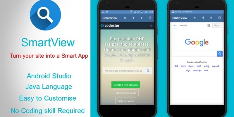 SmartView - Webview App Template For Android