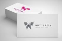 Simple Butterfly Logo Template Screenshot 1