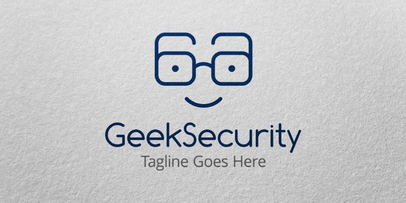 Geek Security Logo Template