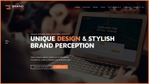 Brand Agency - One Page HTML Template For Agency Screenshot 1
