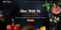 Blackolive - Restaurant One Page HTML Screenshot 1