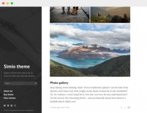 Simio - Premium Tumblr Theme Screenshot 2