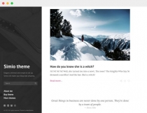 Simio - Premium Tumblr Theme Screenshot 5