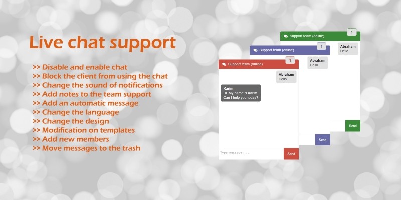 Live Chat Support Script