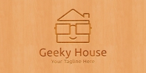 Geeky House Logo Template Screenshot 2