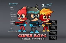 Super Boys 2D Game Sprites Screenshot 1