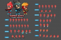 Super Boys 2D Game Sprites Screenshot 2