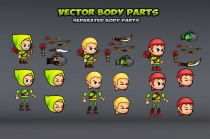 Archers 2D Game Sprites Set Screenshot 3